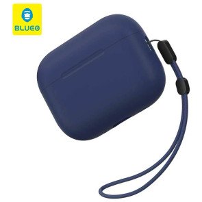 Чохол для навушників Blueo Liquid Silicone Case for AirPods Pro 3 Navy Blue (B50NBL)