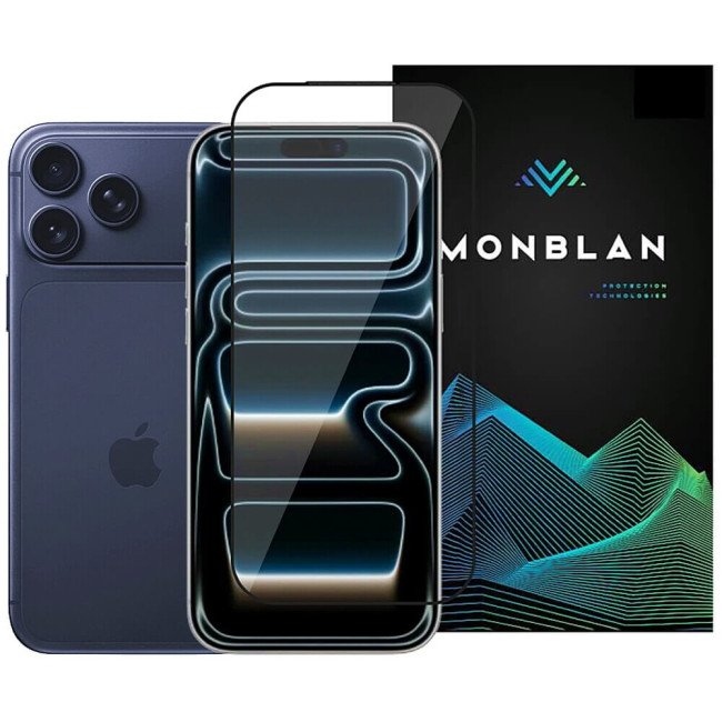 Захисне скло Monblan для iPhone 17 Pro Max 2.5D Anti Static 0.26mm [Dust-Proof] (Black)