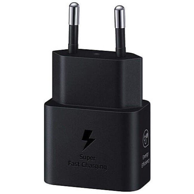 Мережевий зарядний пристрій Samsung Type-C 25W Power Adapter Black (w/o cable) (EP-T2510NBE)