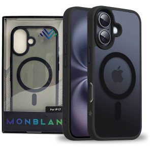 Чохол-накладка Monblan для iPhone 17 Magnetic Matte Series (Black)