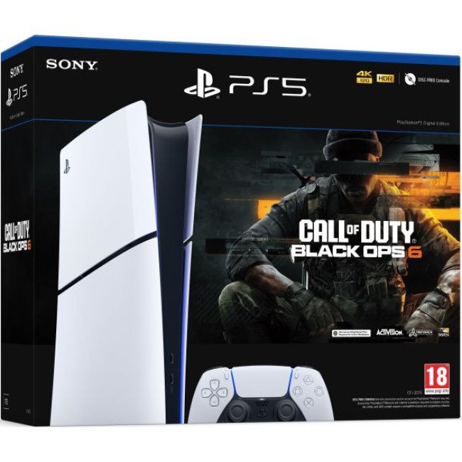 Sony PlayStation 5 Slim Digital Edition 1TB Call of Duty: Black Ops 6 Bundle (1000049158)