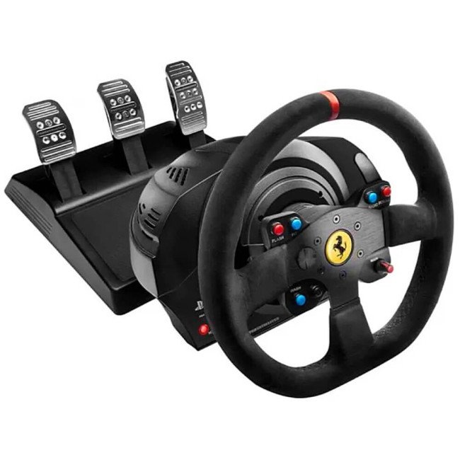Комплект (кермо, педалі) Thrustmaster T300 Ferrari Integral RW Alcantara edition Black (4160652)