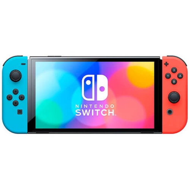 Портативна ігрова приставка Nintendo Switch OLED with Neon Blue and Neon Red Joy-Con ГАРАНТІЯ 12 міс.