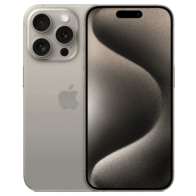 б/у iPhone 15 Pro 128Gb eSIM Natural Titanium (Середній стан)