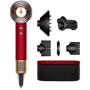 Фен Dyson Supersonic HD16 Nural Hair Dryer Straight+Wavy Red Velvet/Gold (493117-01) ГАРАНТІЯ 3 міс.
