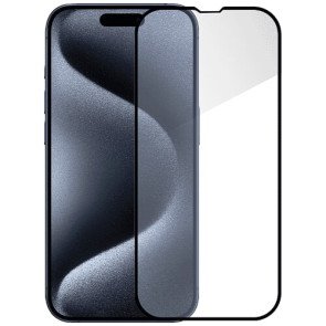 Захисне скло Monblan for iPhone 16/15/14 Pro 2.5D Anti Static 0.26mm (Black)