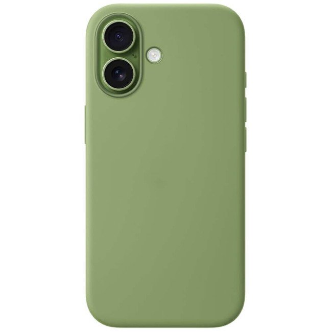Чохол-накладка Monblan Magnetic Silicone MagSafe for iPhone 17 Light Moss