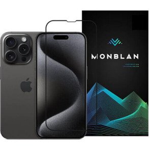 Захисне скло Monblan for iPhone 17/16 Pro 2.5D Anti Static 0.26mm Black