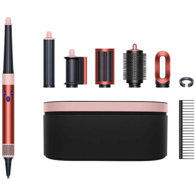 Мультистайлер Dyson Airwrap i.d. Multi-Styler та Dryer Straight для Wavy Strawberry Bronze/Blush Pink (560767-01) ГАРАНТІЯ 12 міс.