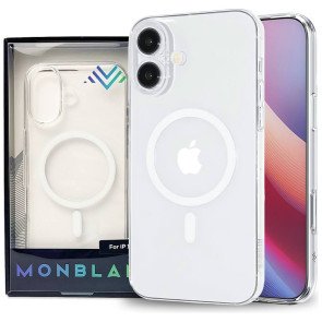 Чохол-накладка Monblan для iPhone 17 Magnetic Crystal Series (Transparent)