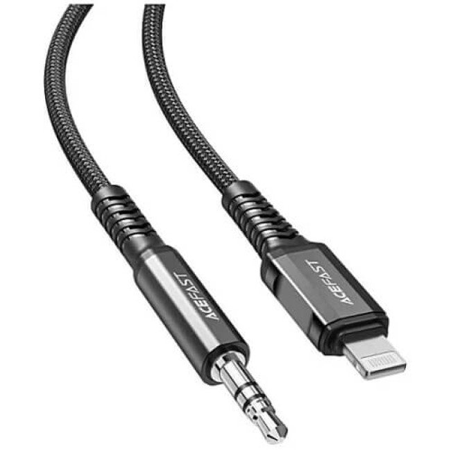Кабель AUX Acefast Lightning to 3.5mm Black (C1-06)
