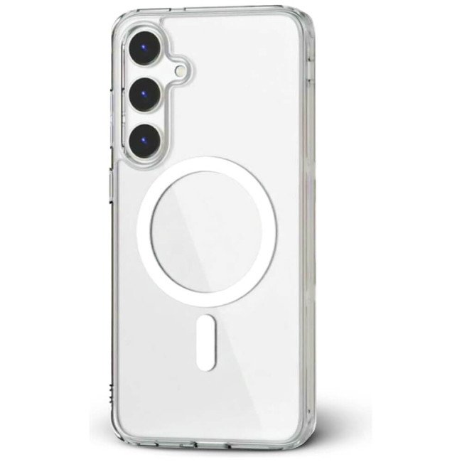 Чохол-накладка Monblan для Samsung S25 Magnetic Crystal Series (Transparent)